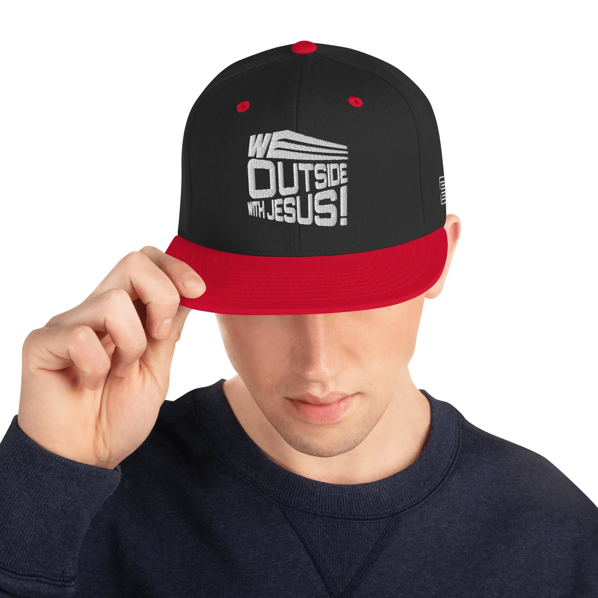 WE OUTSIDE-W-JESUS Snapback Hat - Da G.A.T.E 33