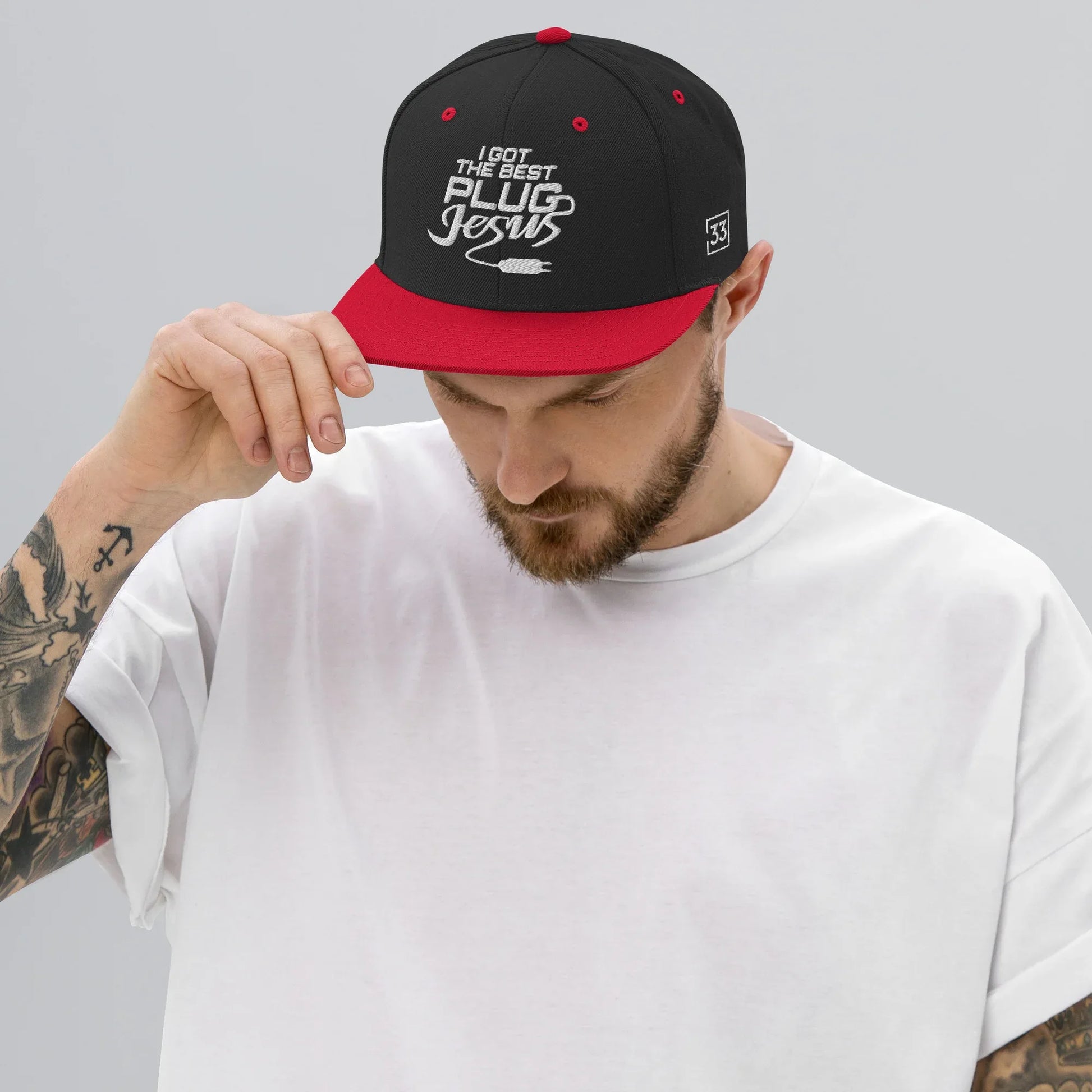 I GOT THE BEST PLUG Snapback Hat - Da G.A.T.E 33