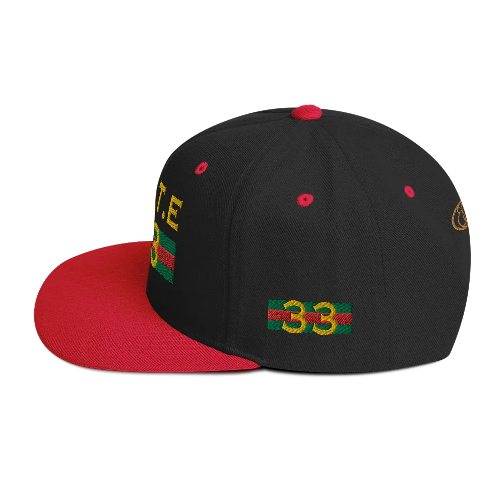 Gate33 Classic Snapback Hat - Da G.A.T.E 33