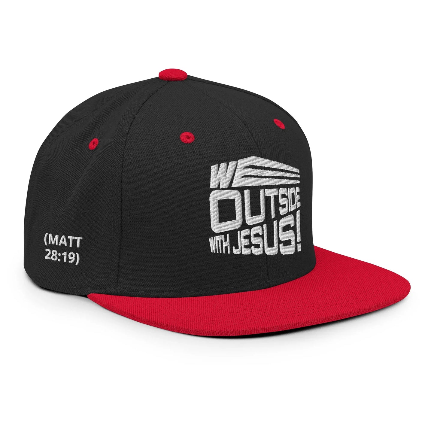 WE OUTSIDE-W-JESUS Snapback Hat - Da G.A.T.E 33