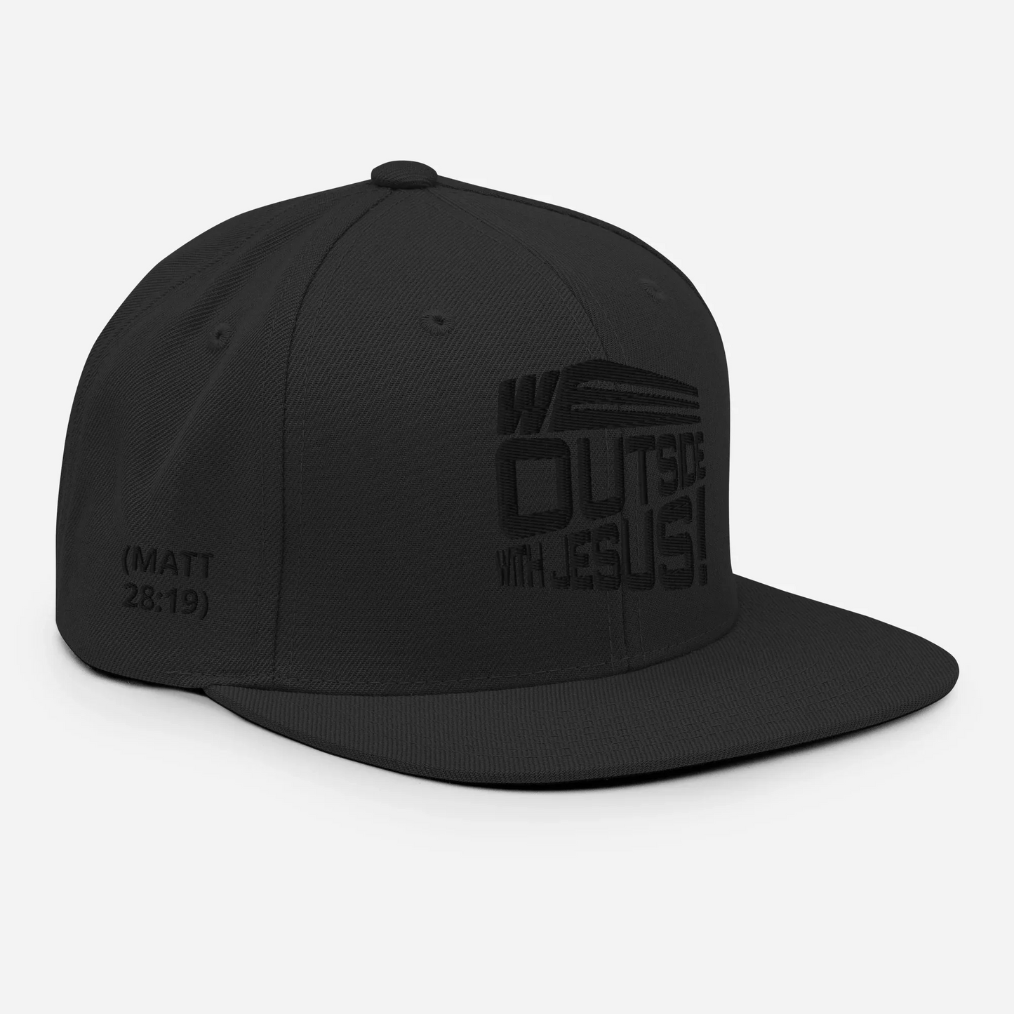 WE OUTSIDE-W-JESUS Snapback Hat - Da G.A.T.E 33