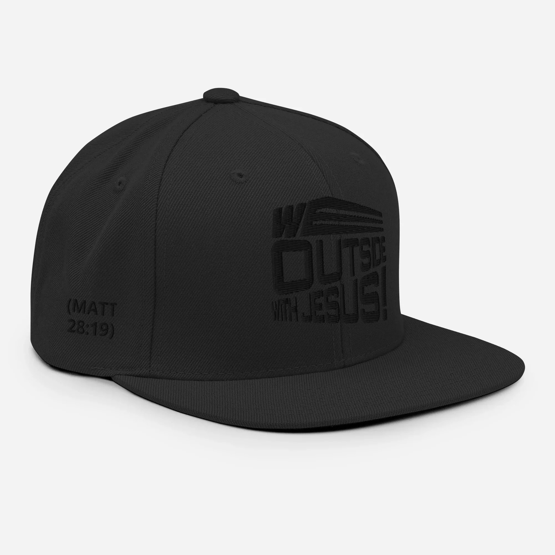 WE OUTSIDE-W-JESUS Snapback Hat - Da G.A.T.E 33