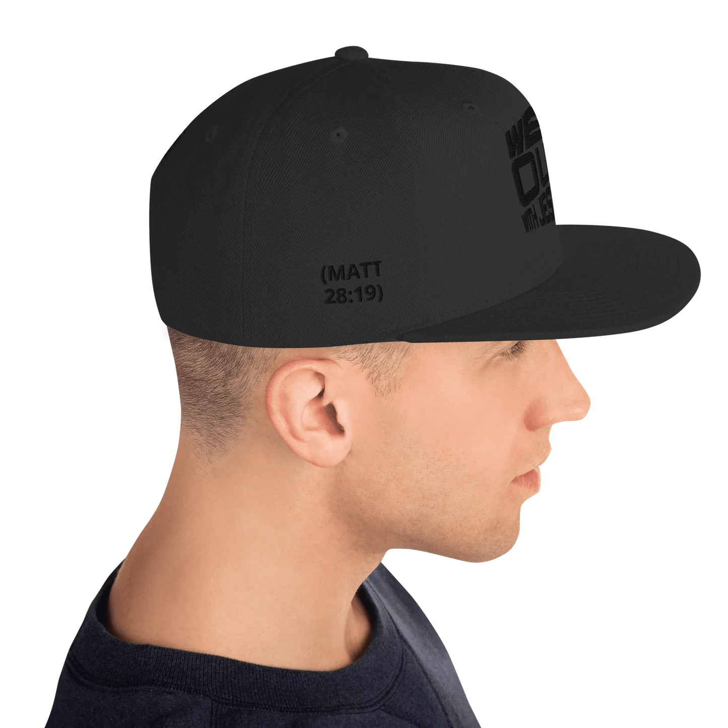 WE OUTSIDE-W-JESUS Snapback Hat - Da G.A.T.E 33