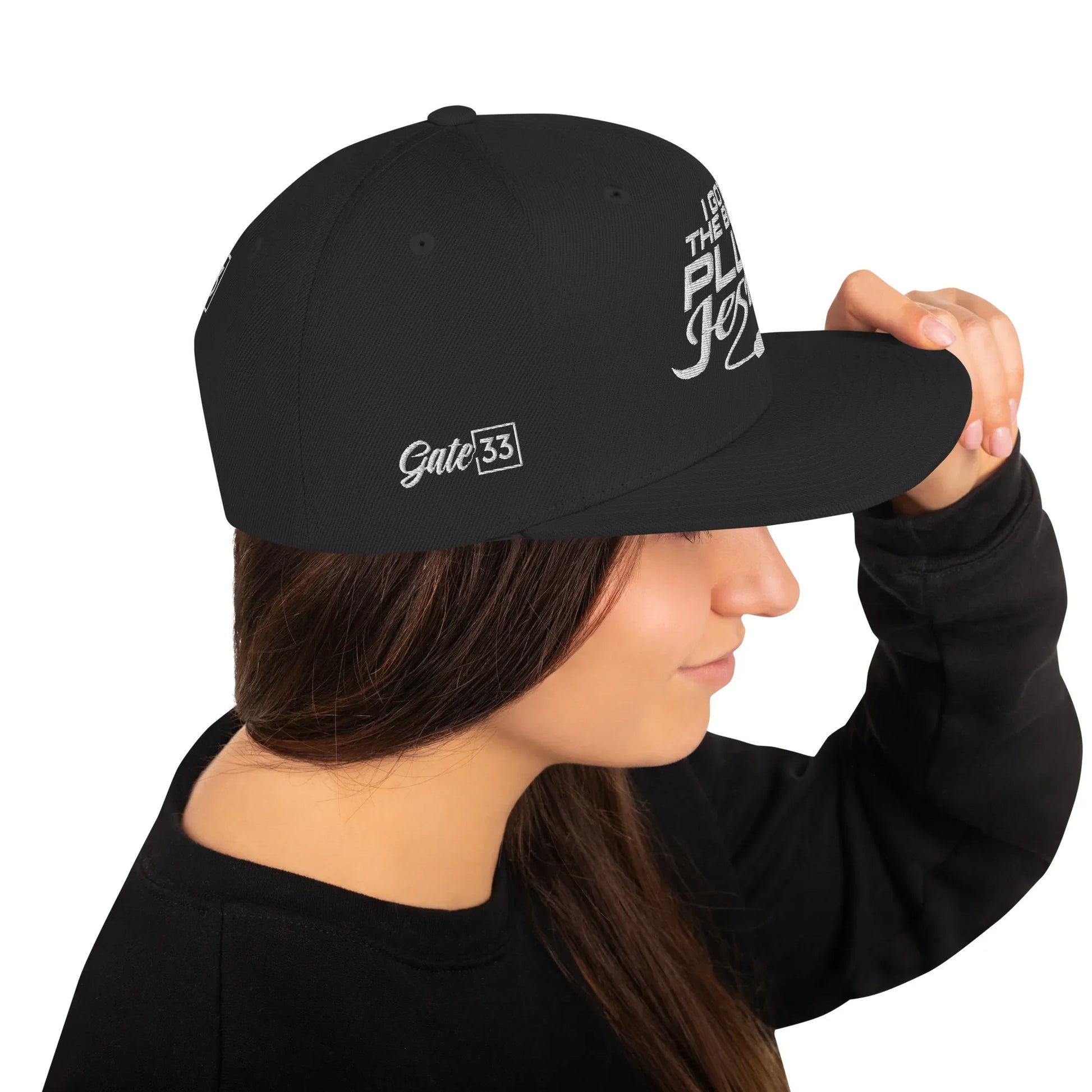 I GOT THE BEST PLUG Snapback Hat - Da G.A.T.E 33