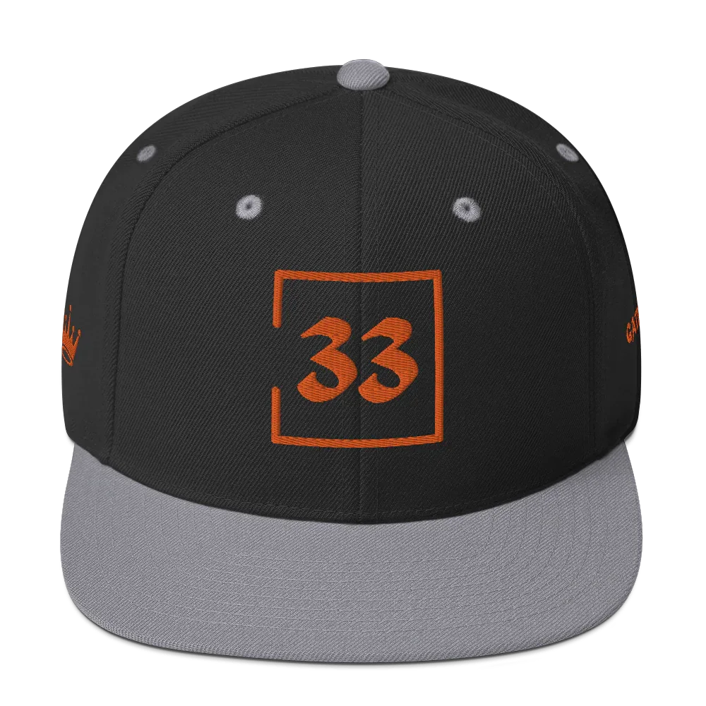 33 Snapback Hat - Da G.A.T.E 33