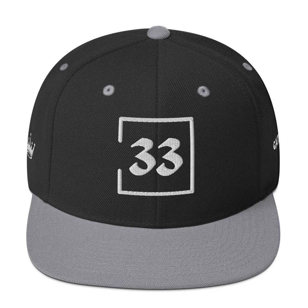 33 Snapback Hat - Da G.A.T.E 33