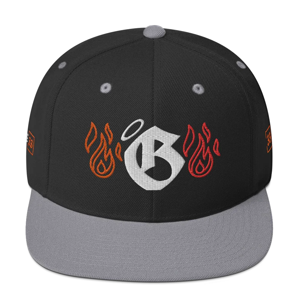 G Flames Snapback Hat - Da G.A.T.E 33