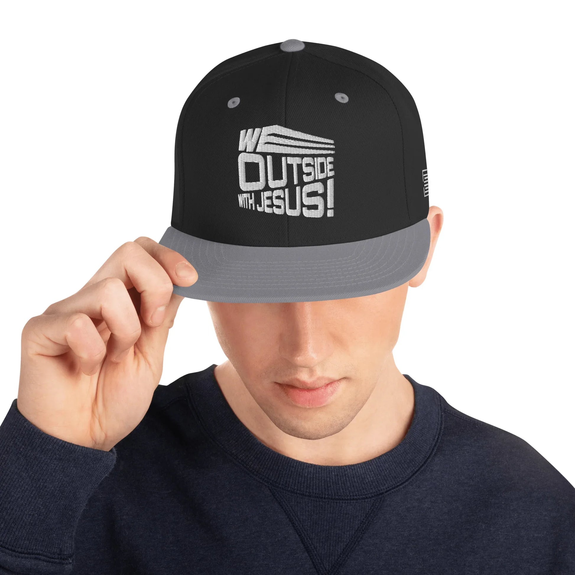 WE OUTSIDE-W-JESUS Snapback Hat - Da G.A.T.E 33