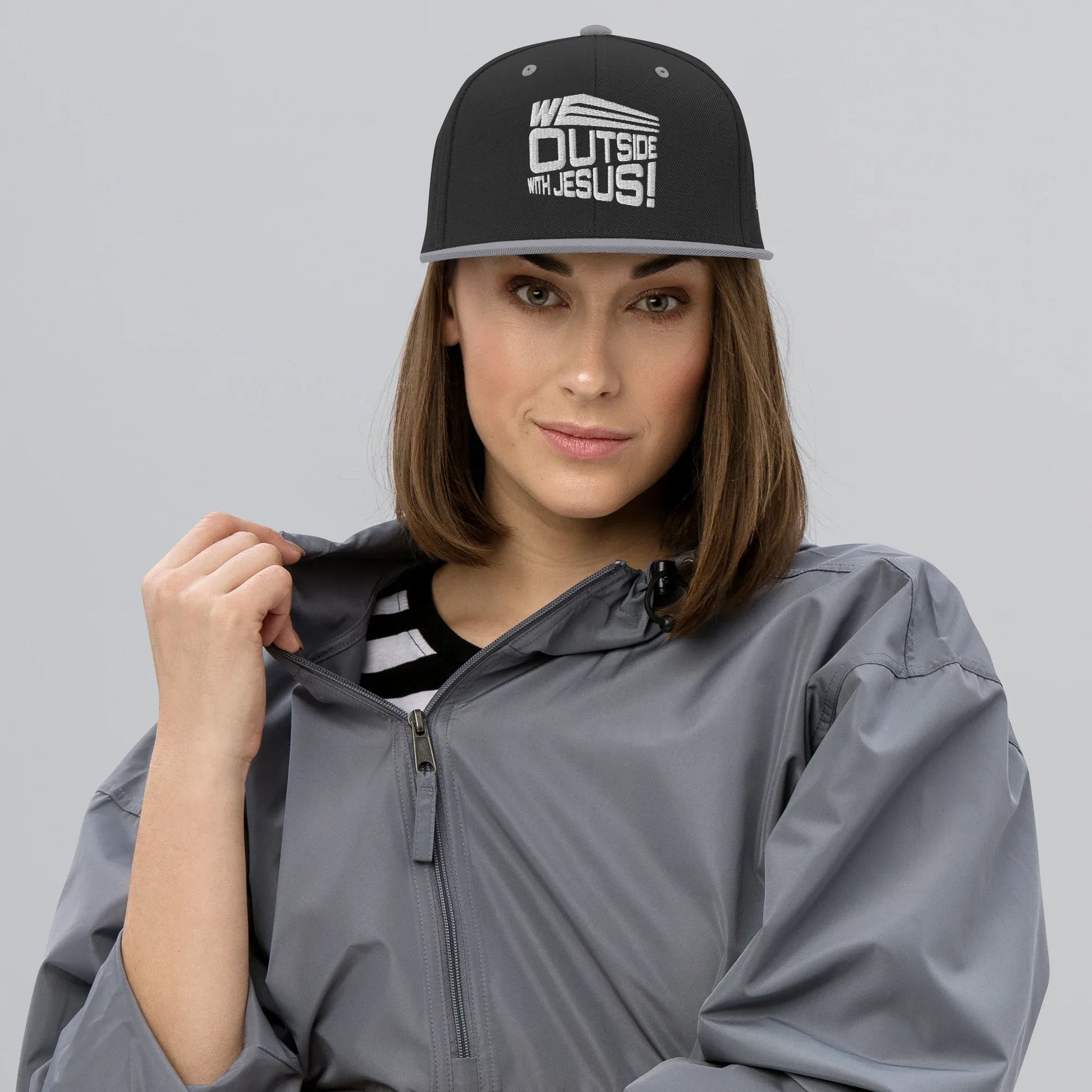 WE OUTSIDE-W-JESUS Snapback Hat - Da G.A.T.E 33