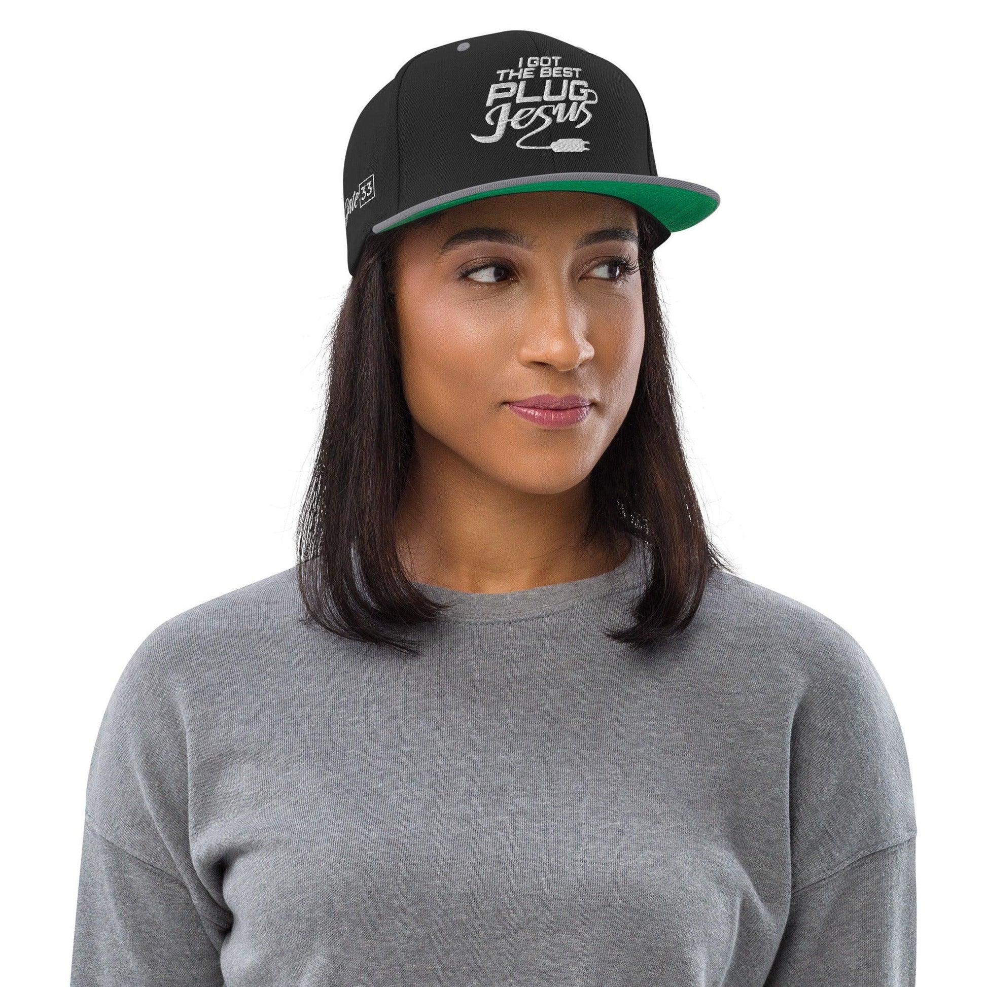I GOT THE BEST PLUG Snapback Hat - Da G.A.T.E 33