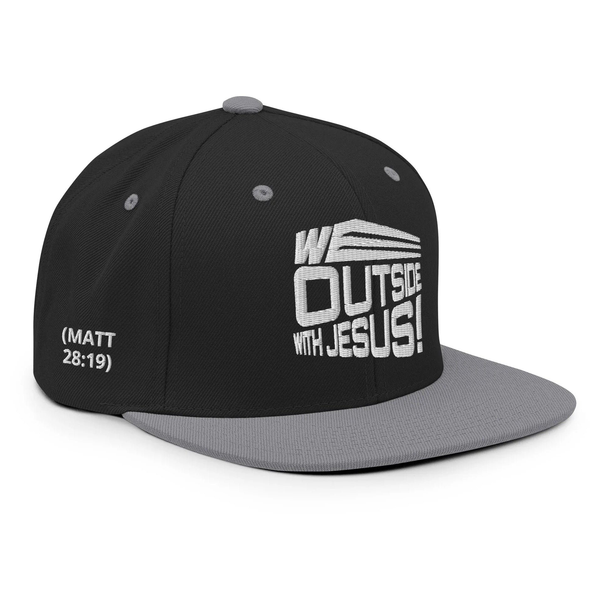 WE OUTSIDE-W-JESUS Snapback Hat - Da G.A.T.E 33