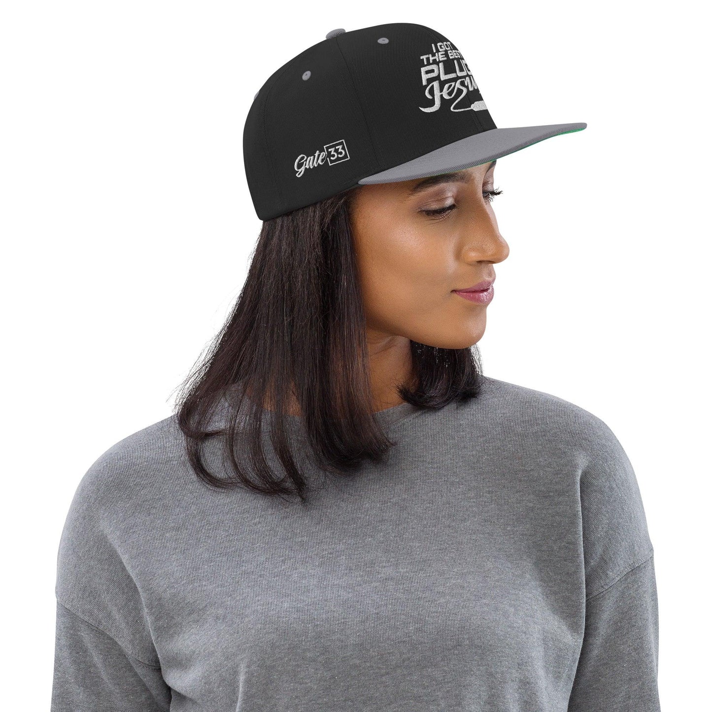 I GOT THE BEST PLUG Snapback Hat - Da G.A.T.E 33
