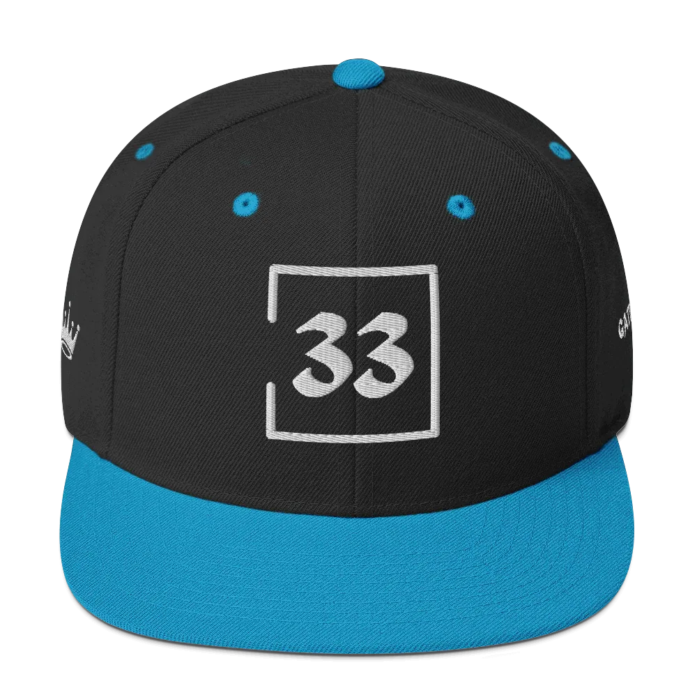 33 Snapback Hat - Da G.A.T.E 33