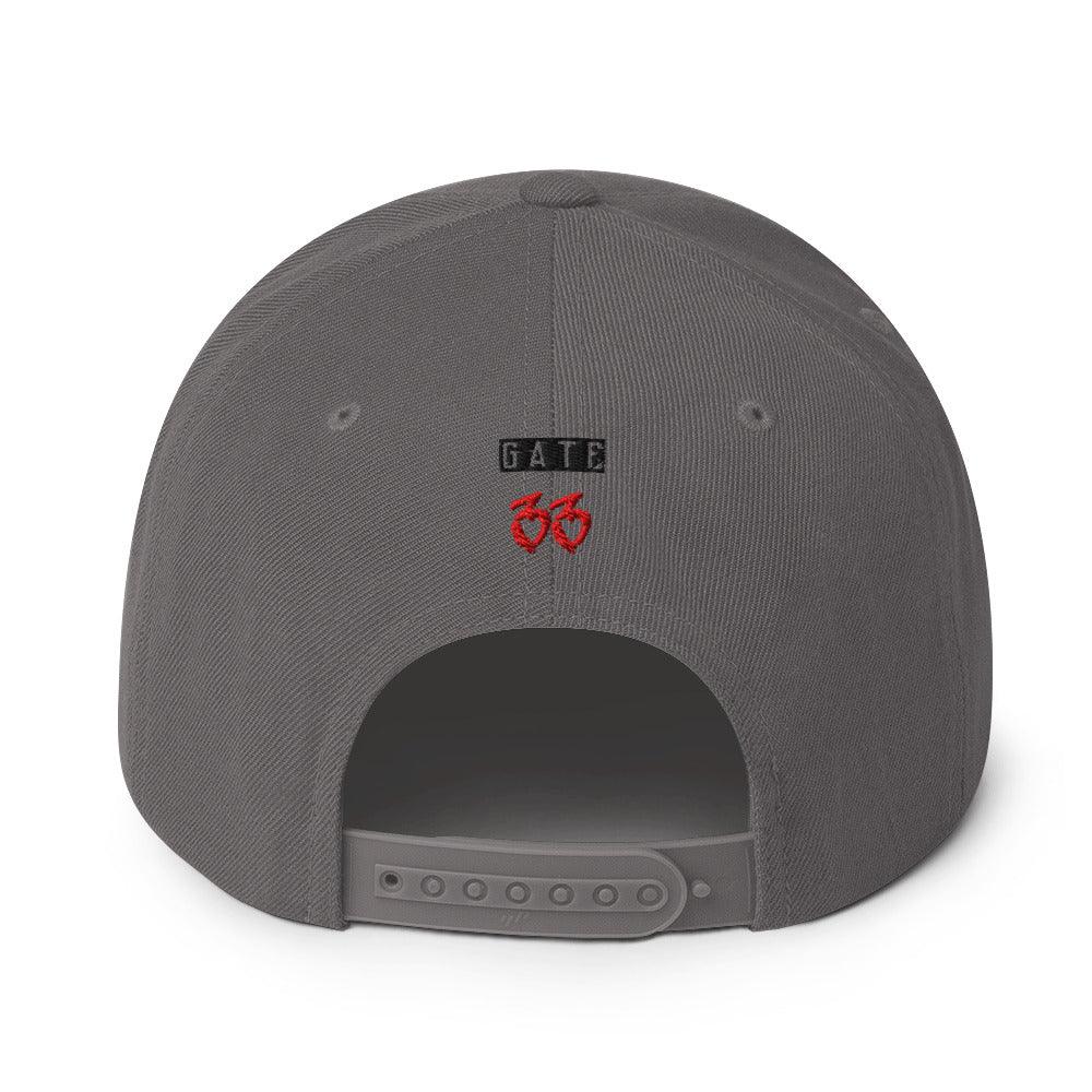 DA GATE 33 Snapback Hat - Da G.A.T.E 33