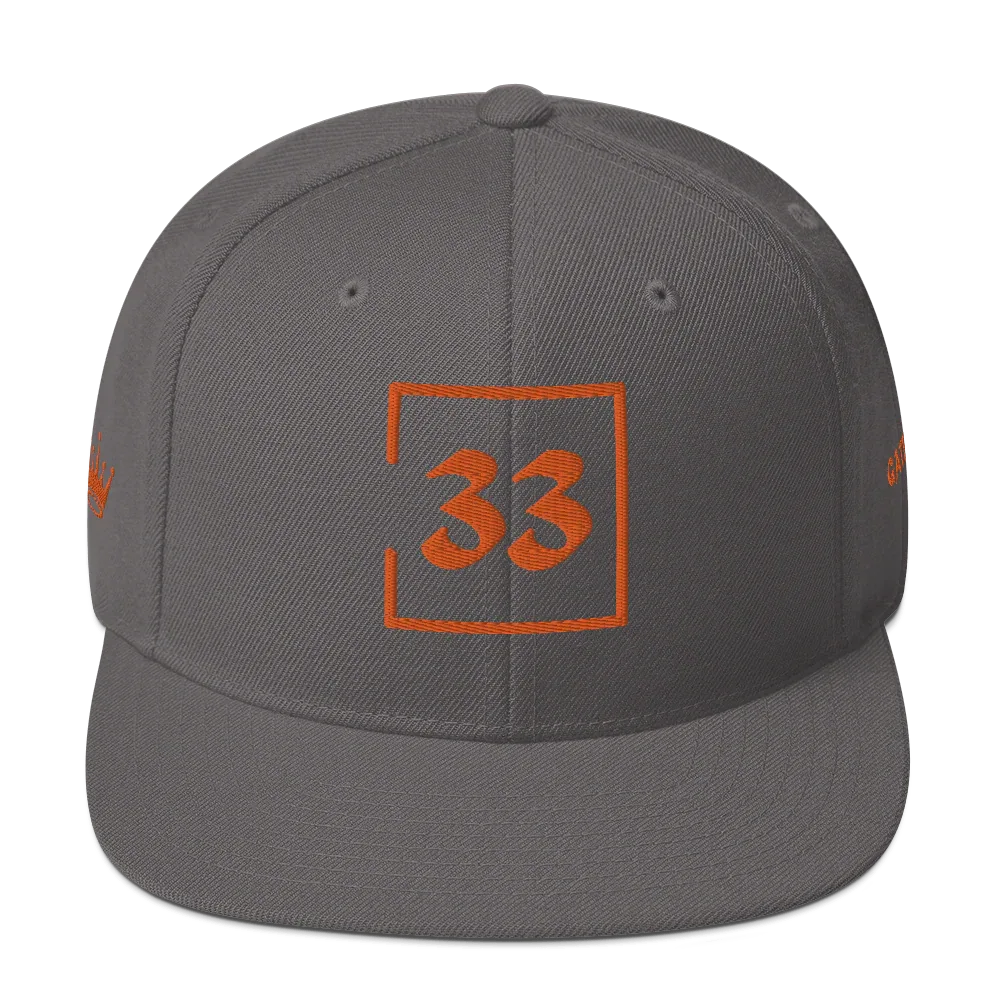 33 Snapback Hat - Da G.A.T.E 33