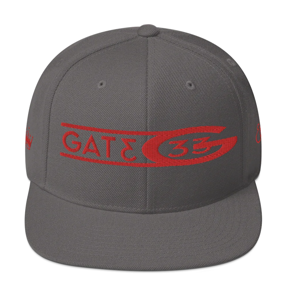 Gate33 Snapback Hat - Da G.A.T.E 33