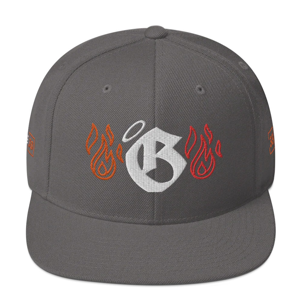 G Flames Snapback Hat - Da G.A.T.E 33