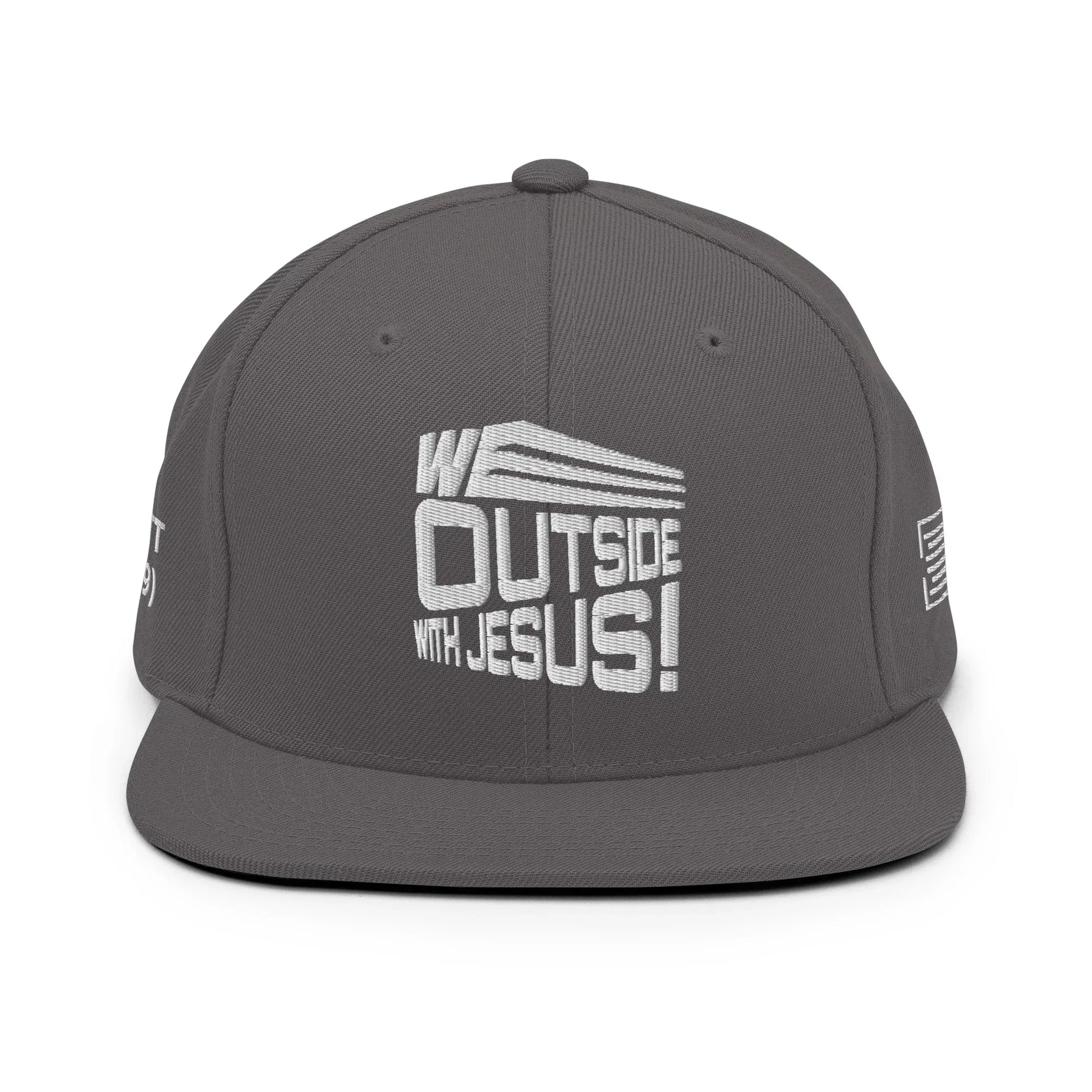 WE OUTSIDE-W-JESUS Snapback Hat - Da G.A.T.E 33