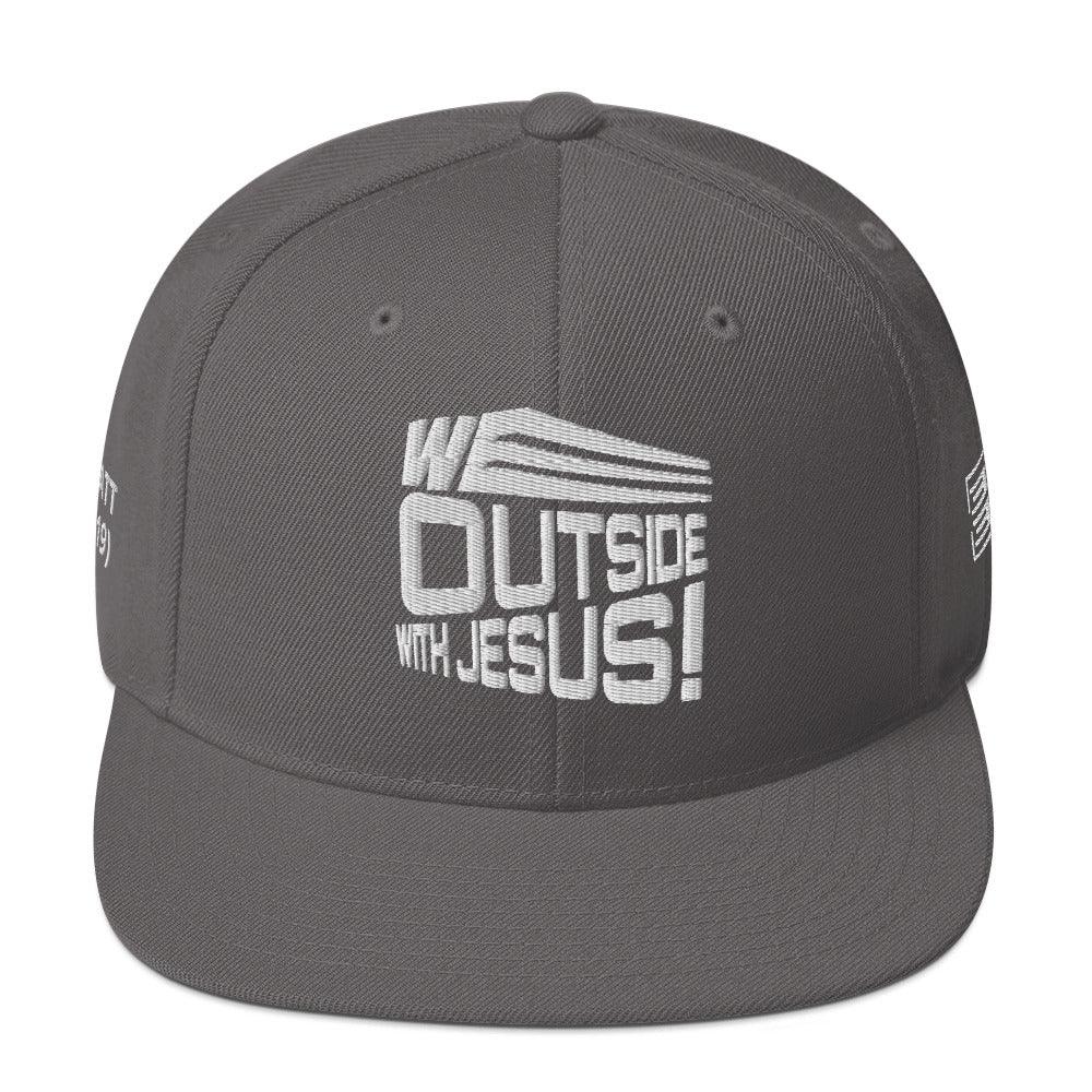 WE OUTSIDE-W-JESUS Snapback Hat - Da G.A.T.E 33