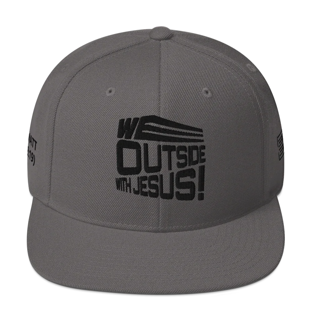WE OUTSIDE-W-JESUS Snapback Hat - Da G.A.T.E 33