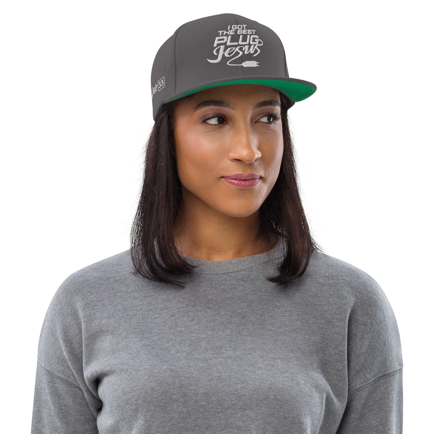I GOT THE BEST PLUG Snapback Hat - Da G.A.T.E 33