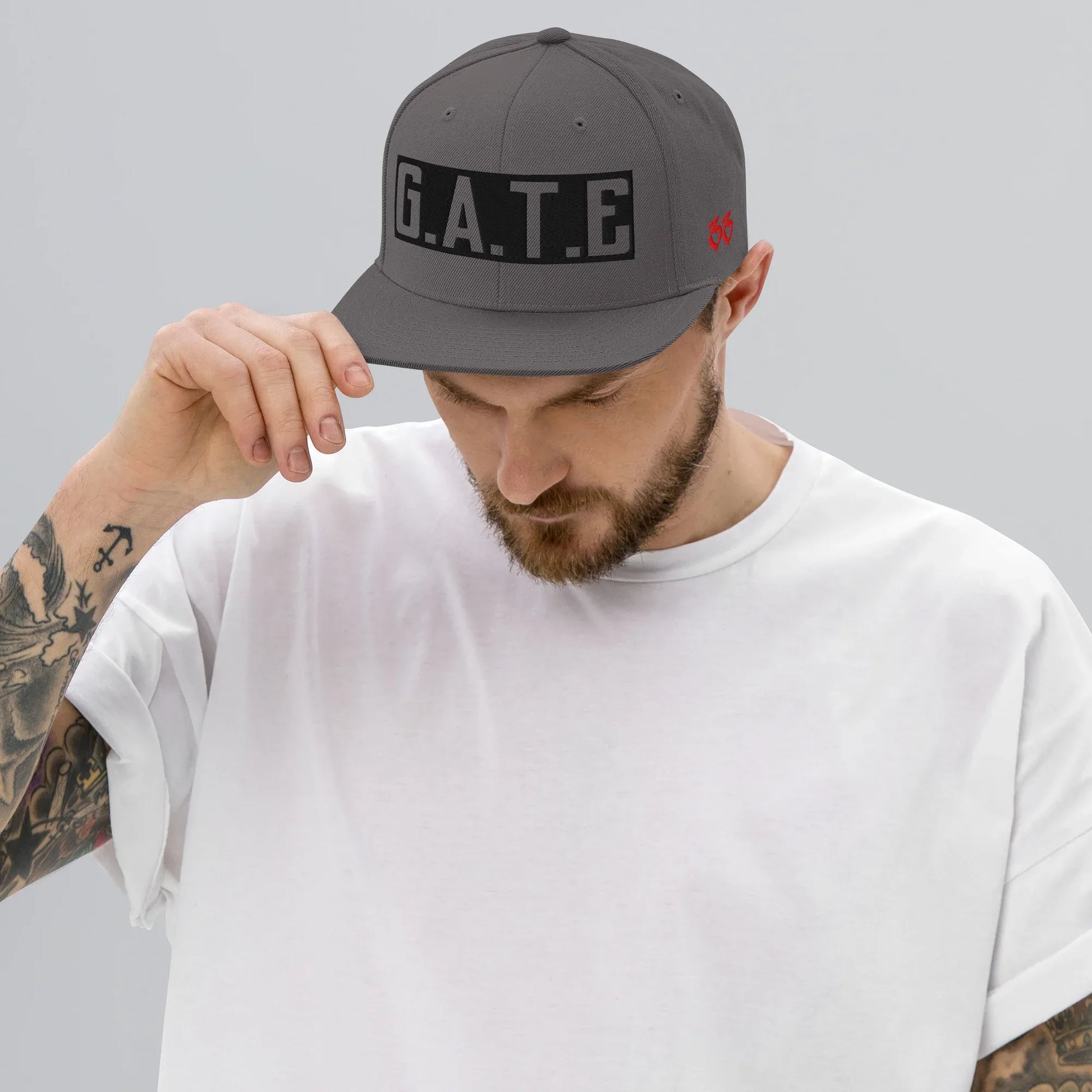 DA GATE 33 Snapback Hat - Da G.A.T.E 33