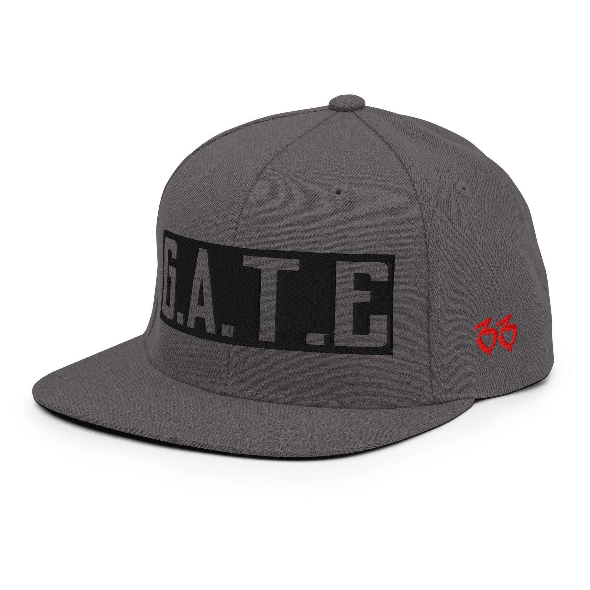 DA GATE 33 Snapback Hat - Da G.A.T.E 33