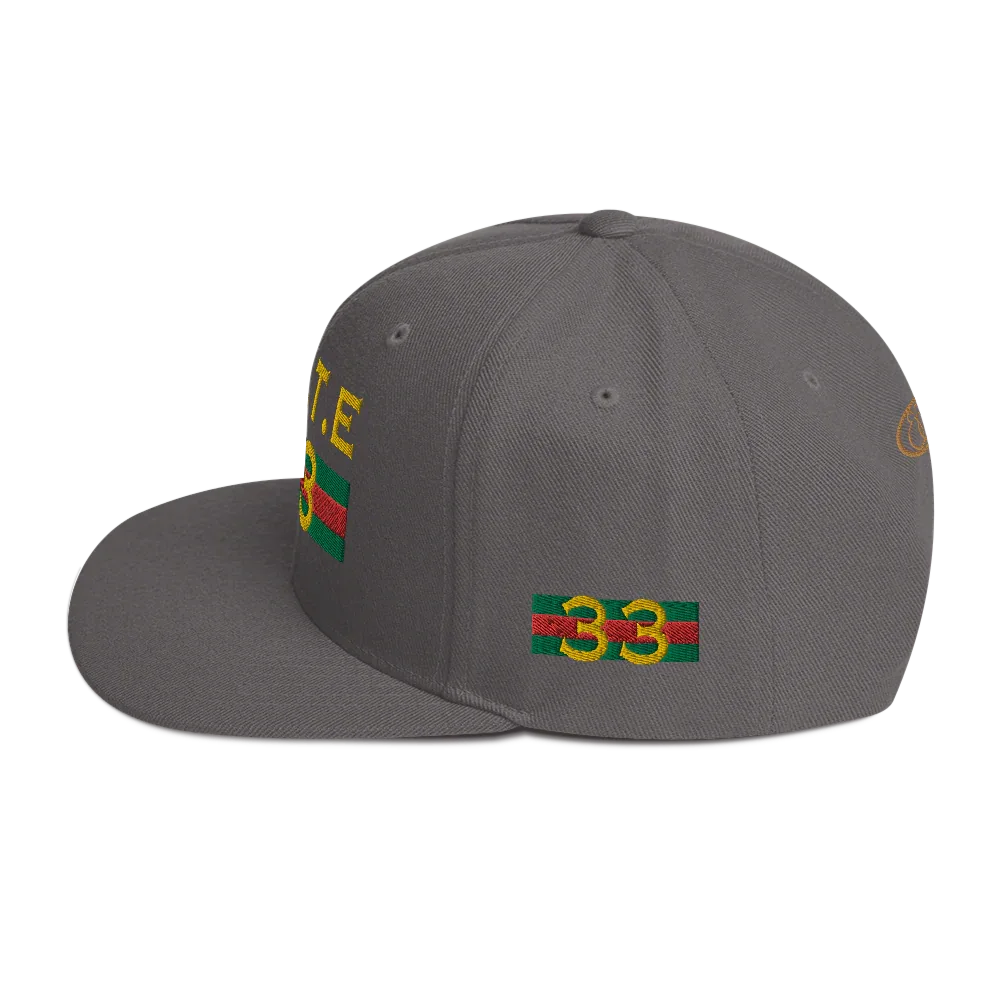 Gate33 Classic Snapback Hat - Da G.A.T.E 33