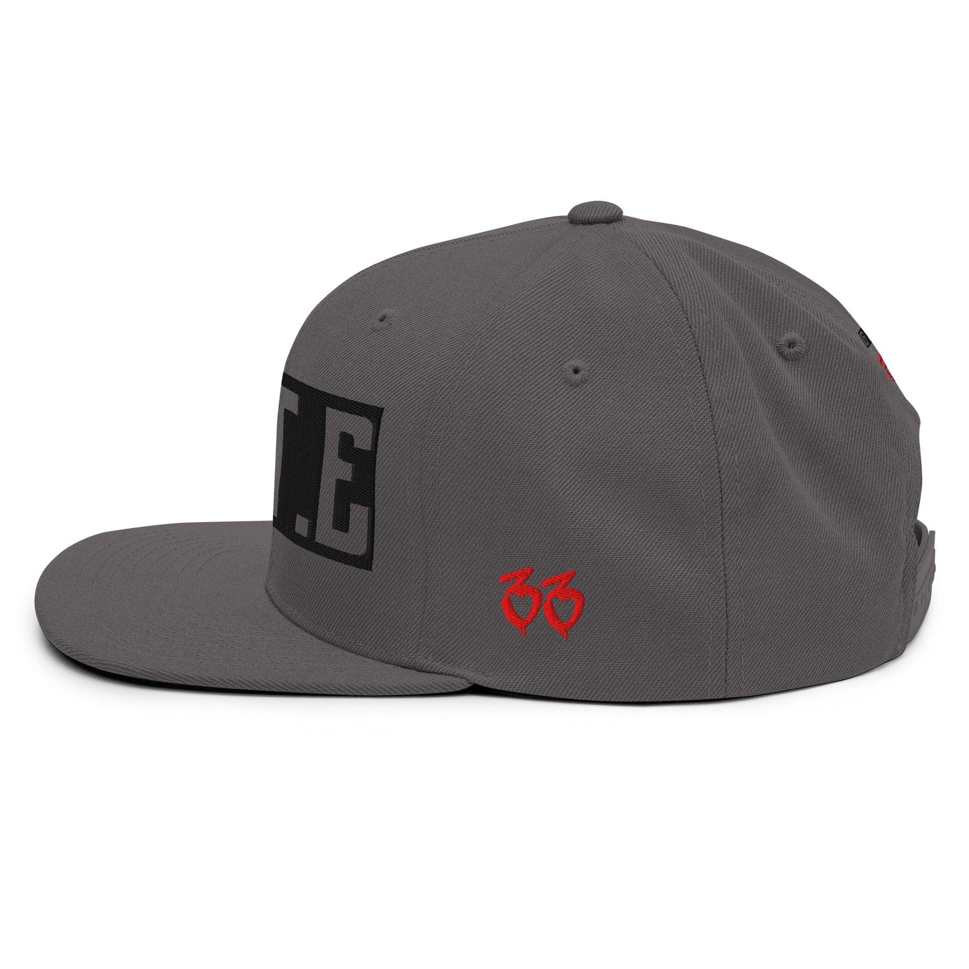 DA GATE 33 Snapback Hat - Da G.A.T.E 33