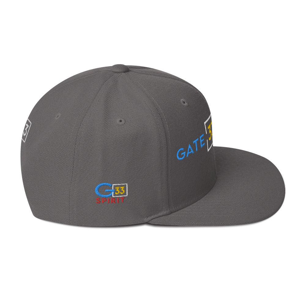 G33 Spirit Snapback Hat - Da G.A.T.E 33