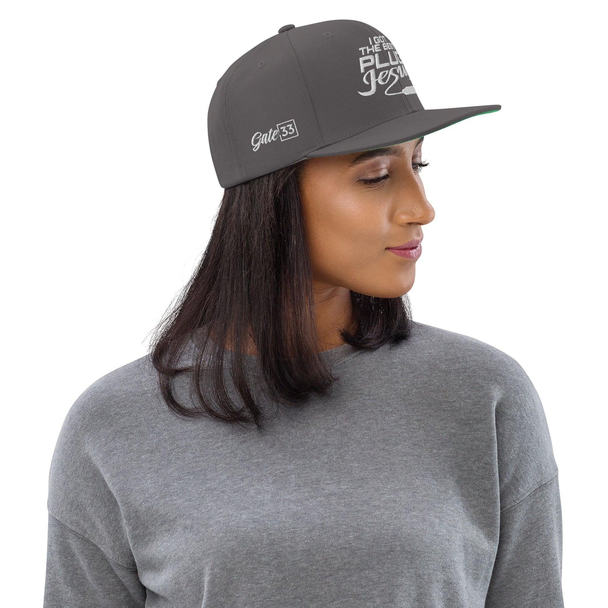 I GOT THE BEST PLUG Snapback Hat - Da G.A.T.E 33