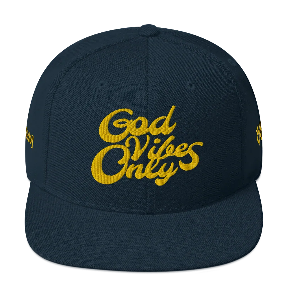 God Vibes Only Snapback Hat - Da G.A.T.E 33