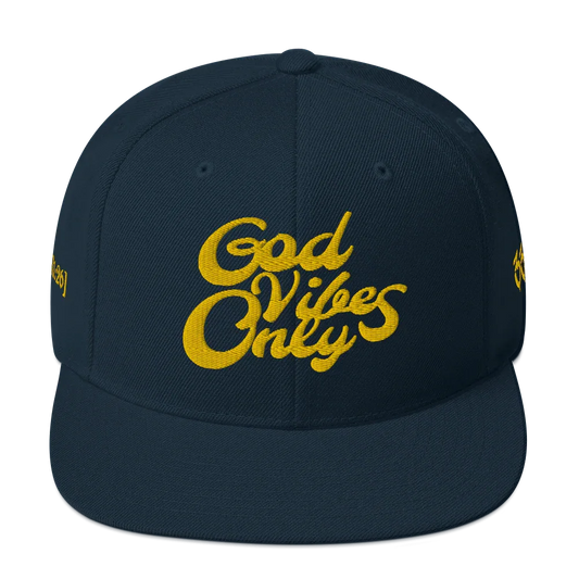 God Vibes Only Snapback Hat - Da G.A.T.E 33