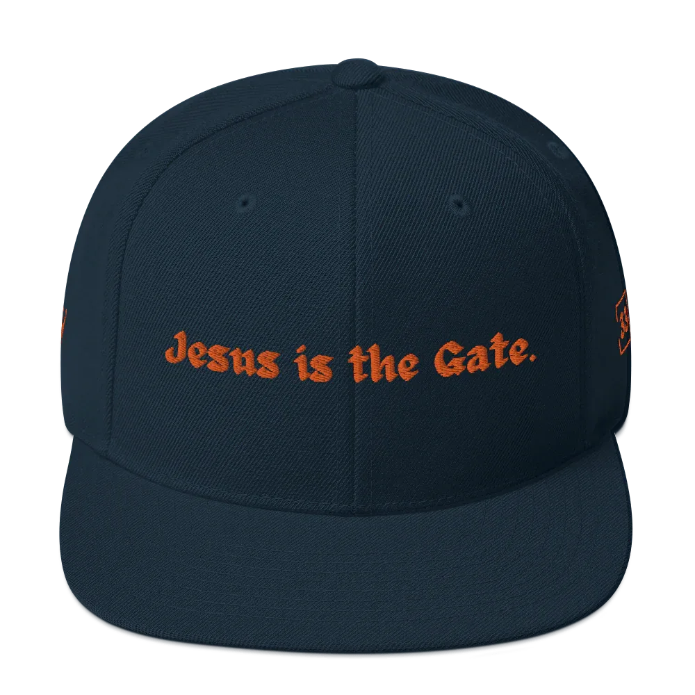 Jesus is the Gate. Snapback Hat - Da G.A.T.E 33