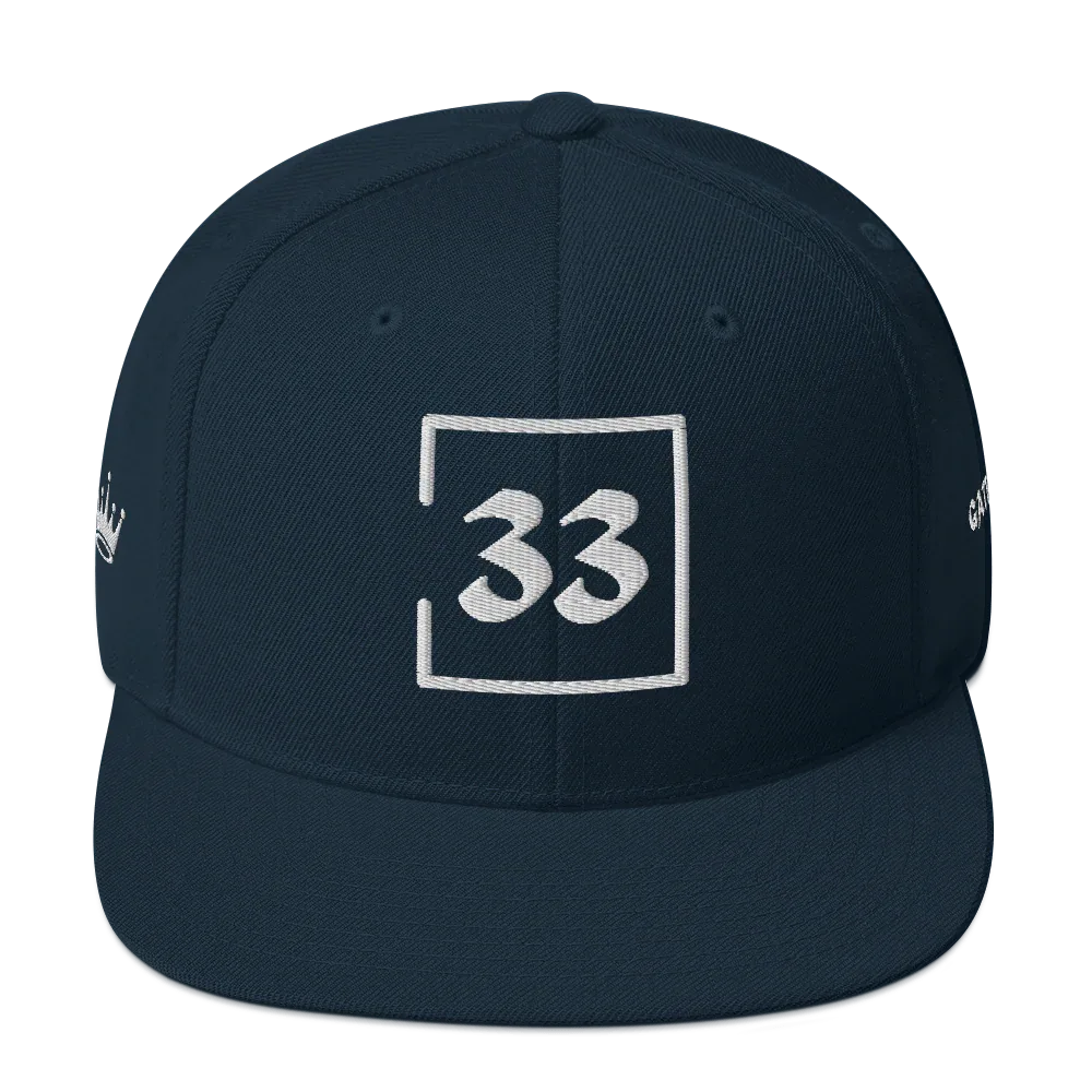 33 Snapback Hat - Da G.A.T.E 33