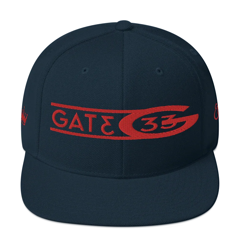 Gate33 Snapback Hat - Da G.A.T.E 33