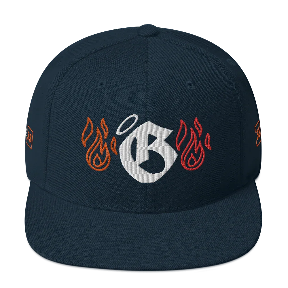 G Flames Snapback Hat - Da G.A.T.E 33