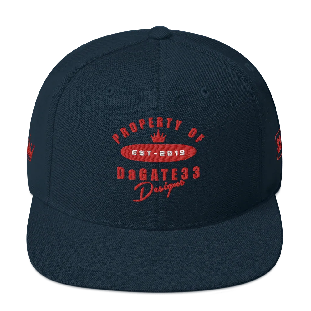 Gate33 Pro Snapback Hat - Da G.A.T.E 33