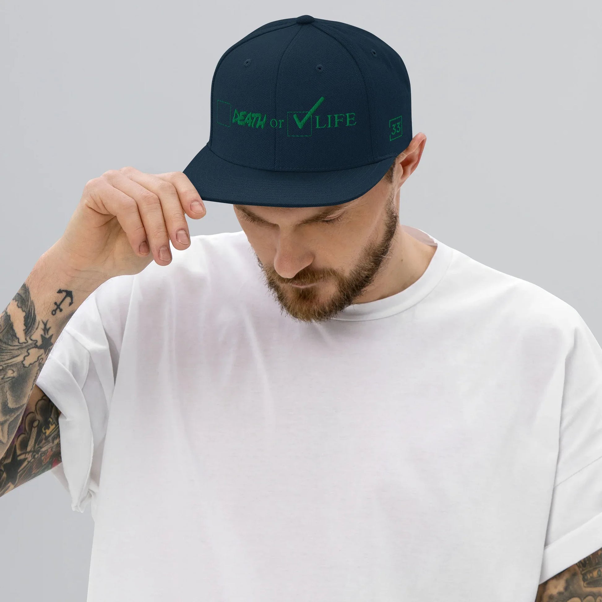 CHOSSE LIFE Snapback Hat - Da G.A.T.E 33