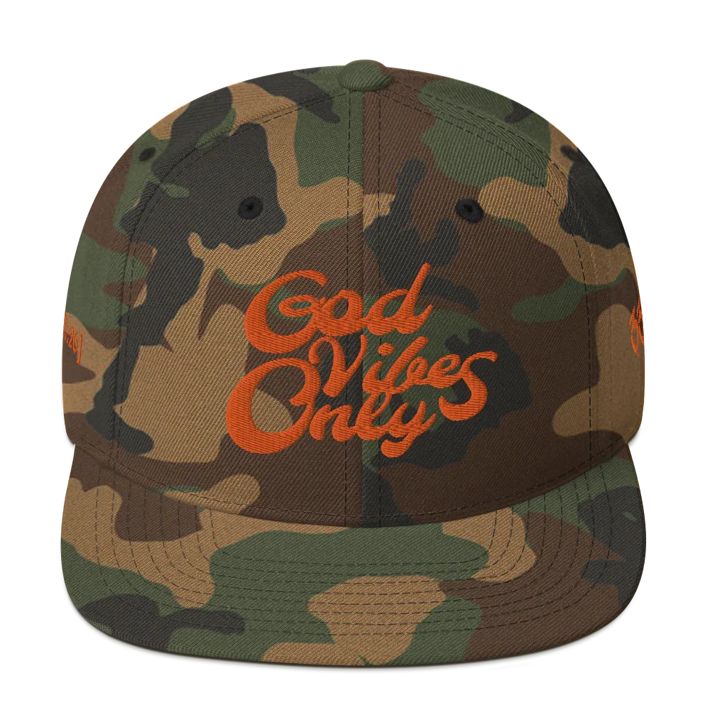 God Vibes Only Snapback Hat - Da G.A.T.E 33