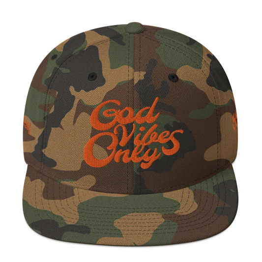 God Vibes Only Snapback Hat - Da G.A.T.E 33