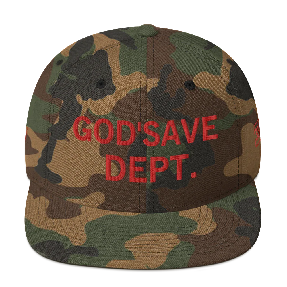 GOD'SAVE DEPT. Snapback Hat - Da G.A.T.E 33