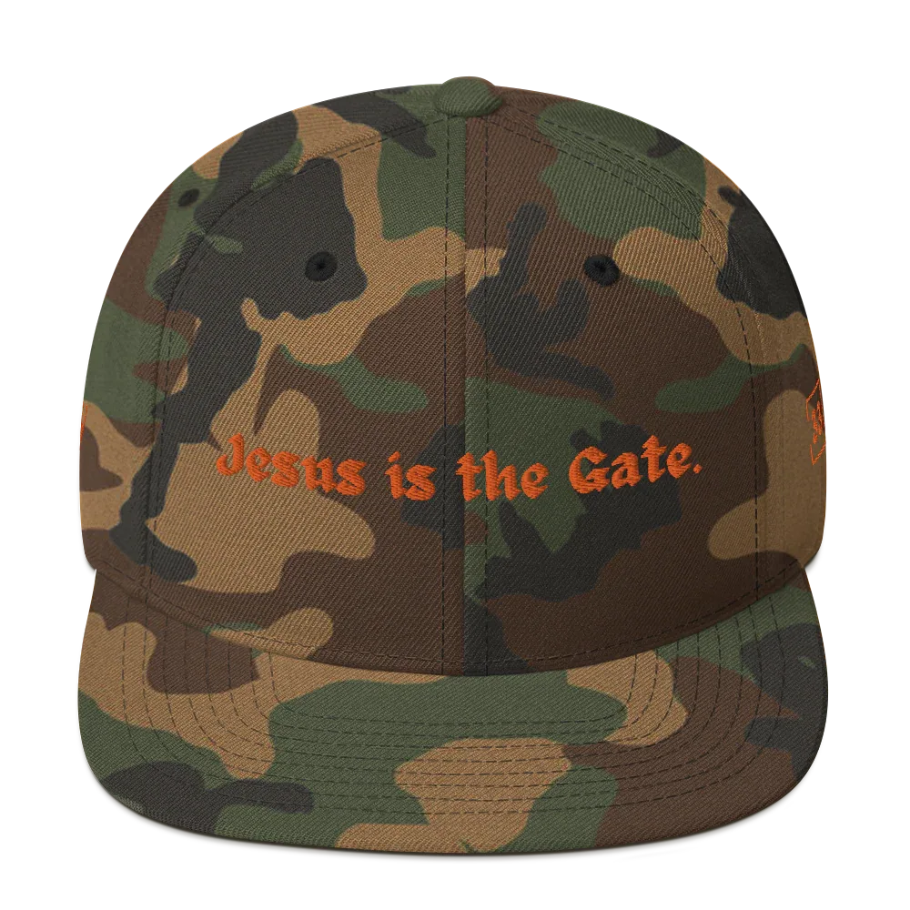 Jesus is the Gate. Snapback Hat - Da G.A.T.E 33