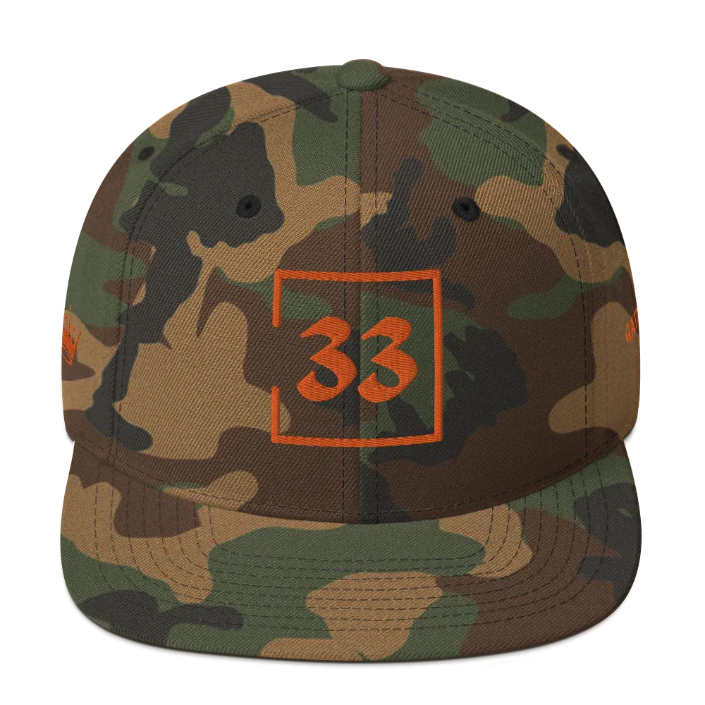 33 Snapback Hat - Da G.A.T.E 33