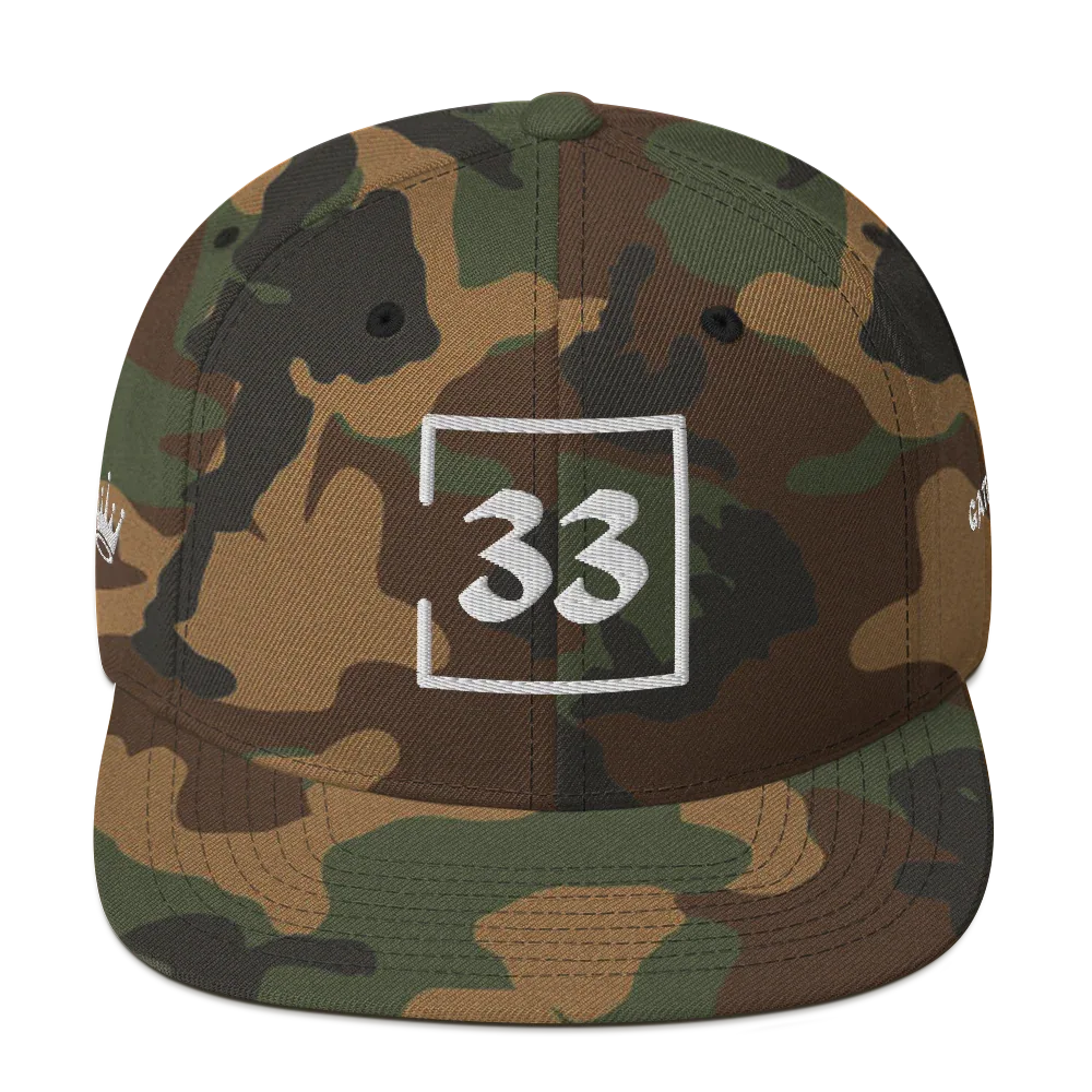 33 Snapback Hat - Da G.A.T.E 33