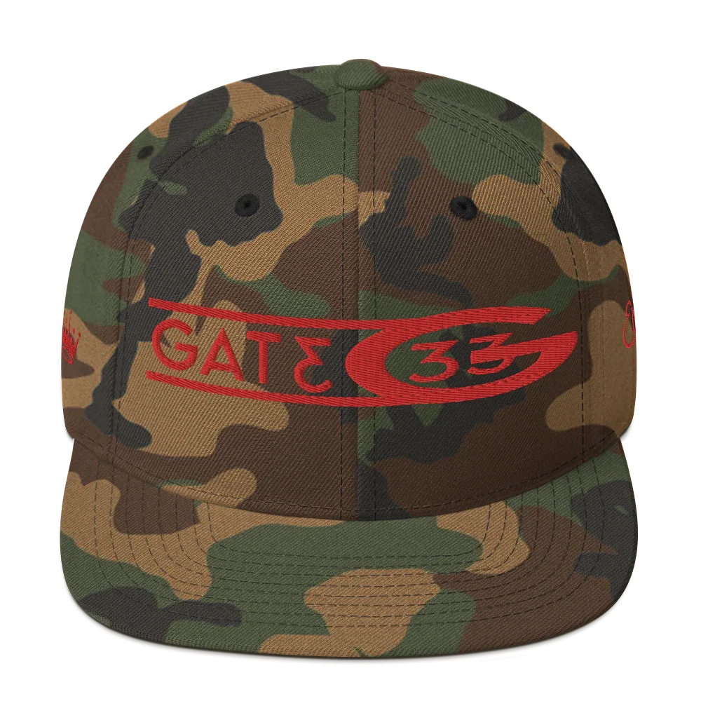 Gate33 Snapback Hat - Da G.A.T.E 33