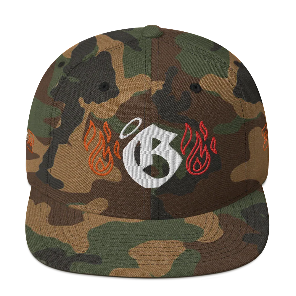 G Flames Snapback Hat - Da G.A.T.E 33