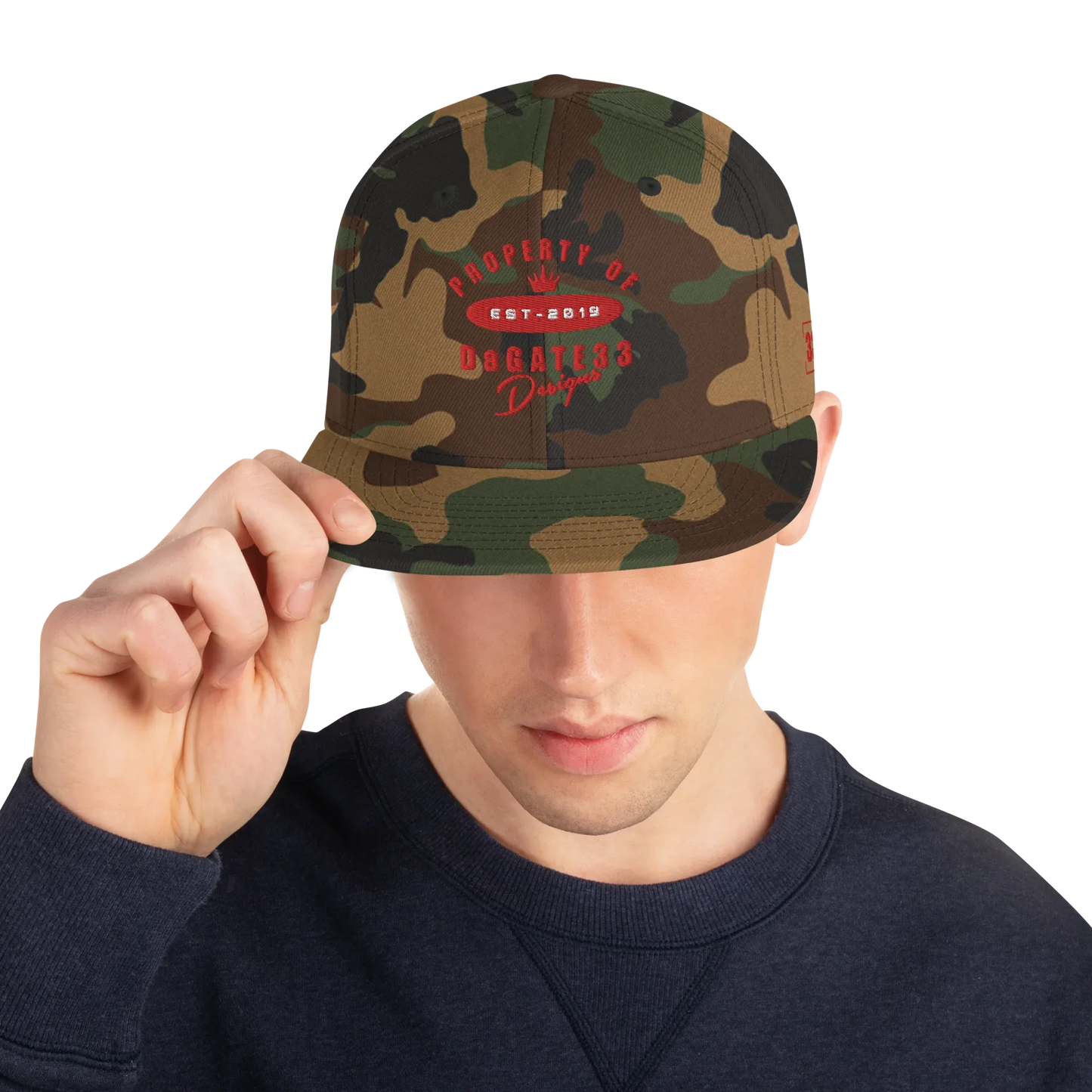 Gate33 Pro Snapback Hat - Da G.A.T.E 33