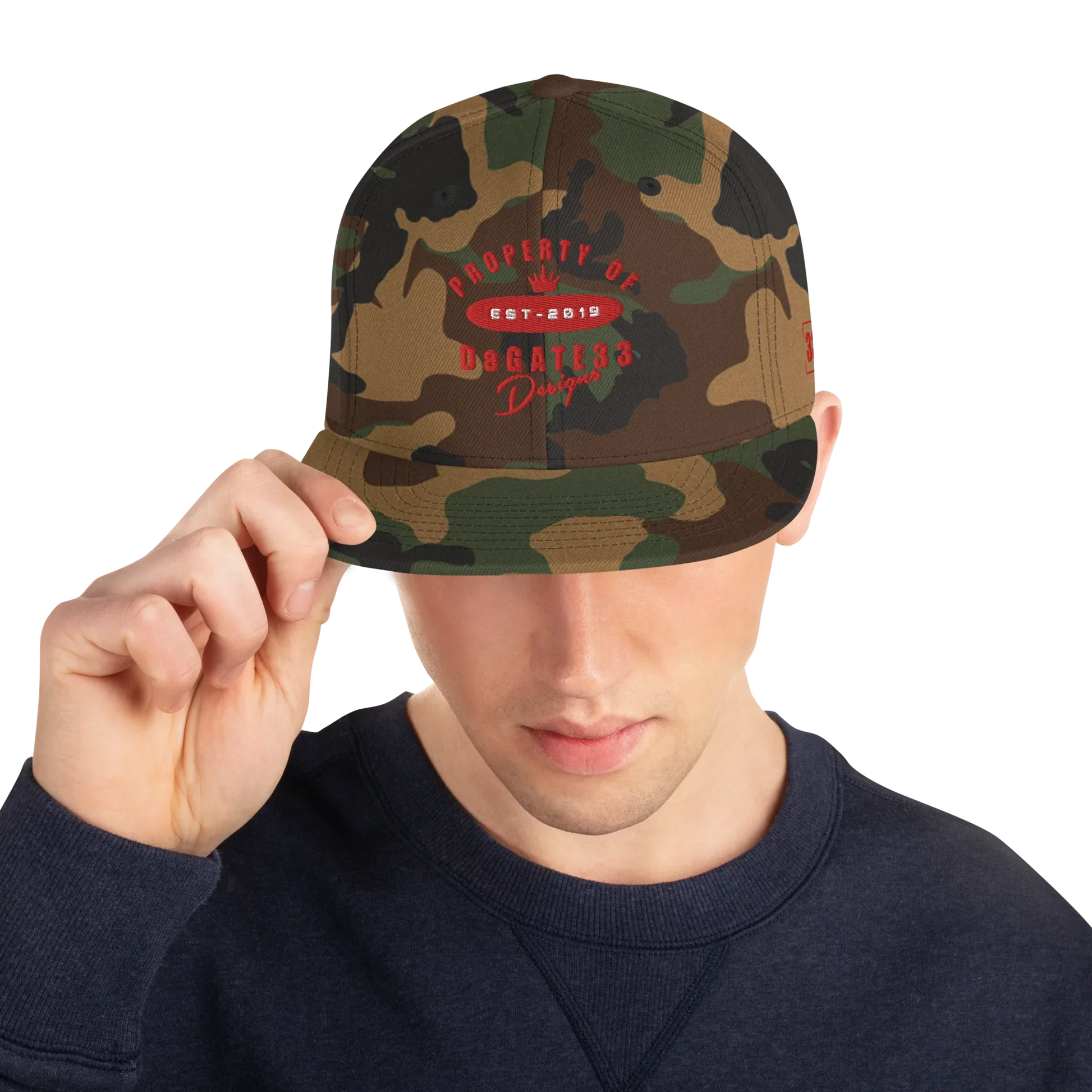 Gate33 Pro Snapback Hat - Da G.A.T.E 33