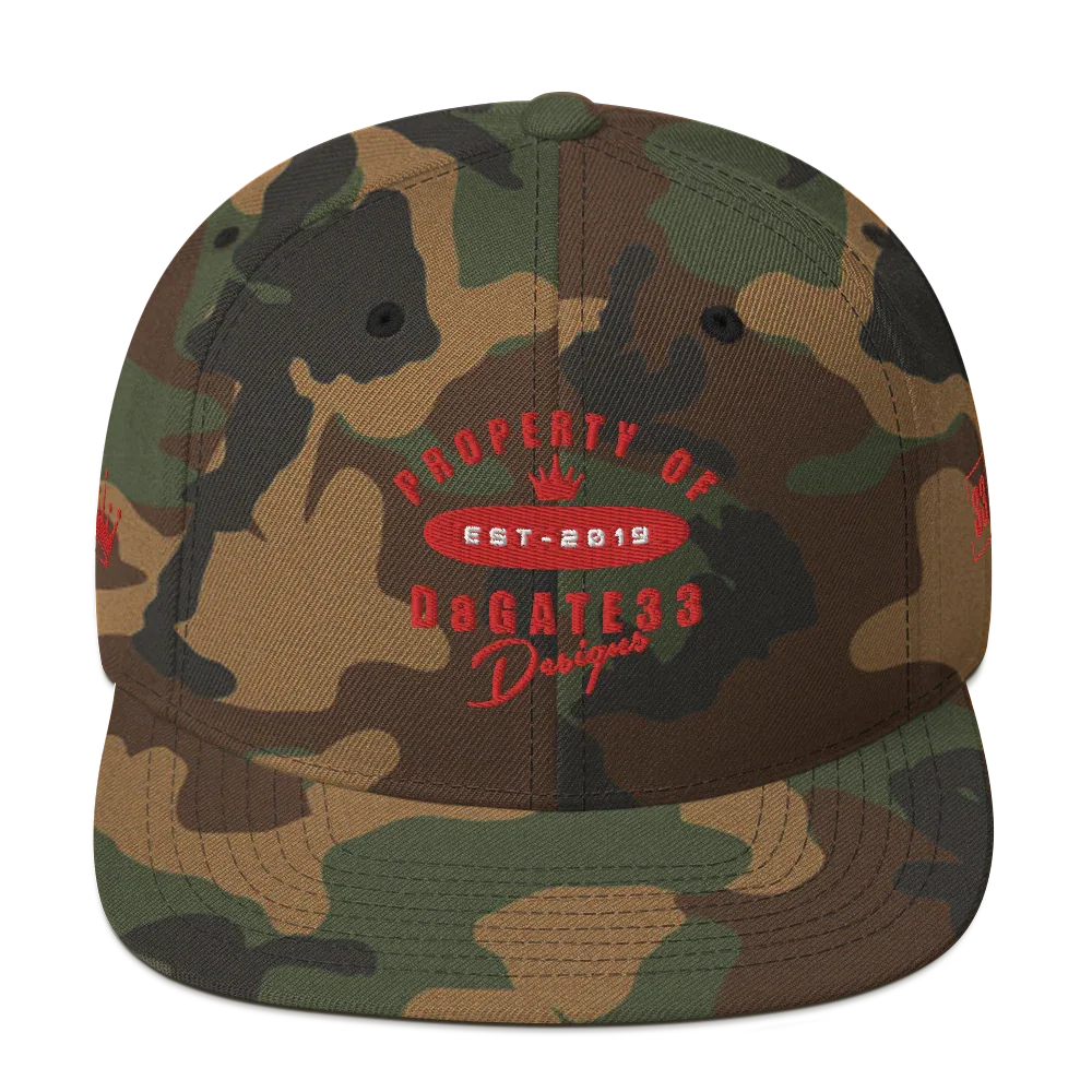 Gate33 Pro Snapback Hat - Da G.A.T.E 33